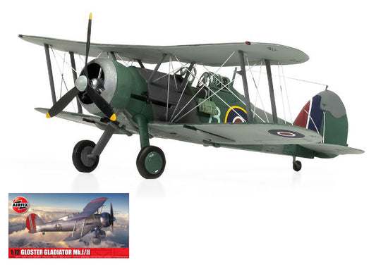 Airfix - GLOSTER GLADIATOR Mk I Mk II KIT 1:72 - Cod. A02052B