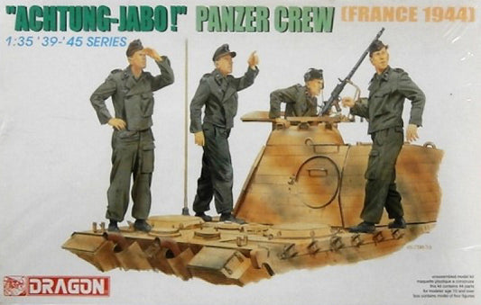 Dragon - ACHTUNG-JABOI PANZER CREW FRANCE 1944 KIT 1:35 - Cod. D6191