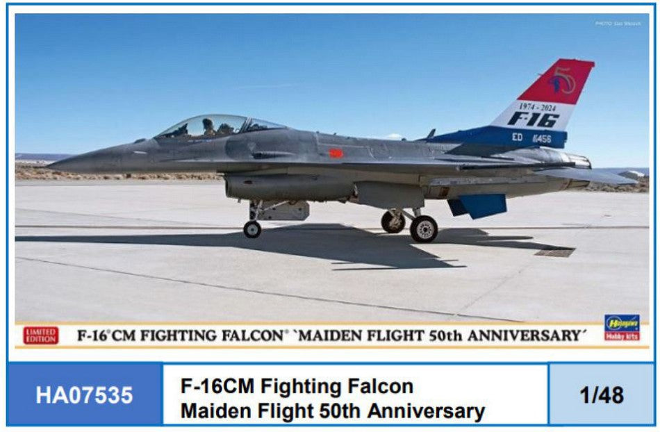 Hasegawa - F-16CM FIGHTING FALCON MAIDEN FLIGHT KIT 1:48 - Cod. HA07535