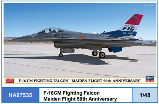 Hasegawa - F-16CM FIGHTING FALCON MAIDEN FLIGHT KIT 1:48 - Cod. HA07535