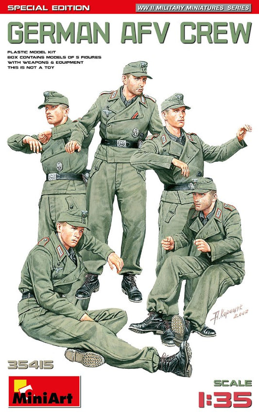 Miniart - GERMAN AFV CREW KIT 1:35 - Cod. MIN35415