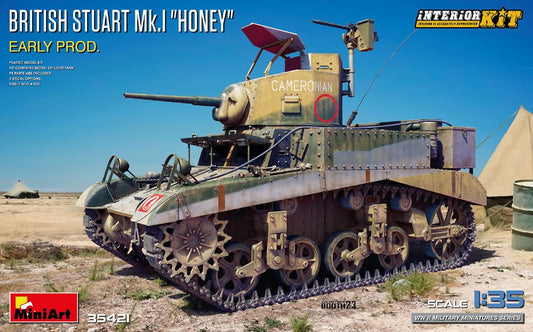 Miniart - BRITISH STUART Mk.I "HONEY" EARLY PROD. INTERIOR KIT 1:35 - Cod. MIN35421