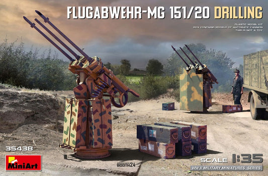 Miniart - FLUGABWEHR-MG 151/20 DRILLING KIT 1:35 - Cod. MIN35438