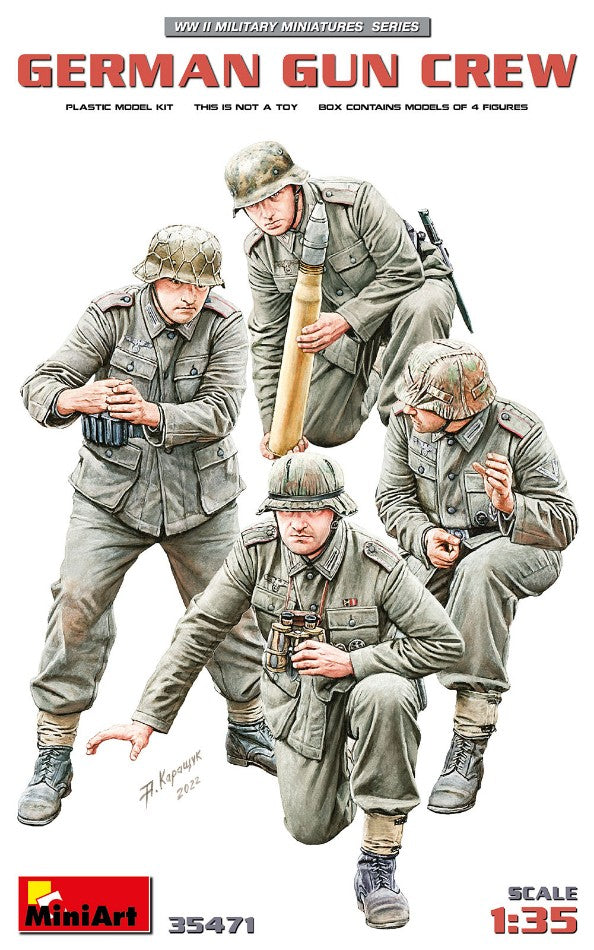 Miniart - GERMAN GUN CREW KIT 1:35 - Cod. MIN35471