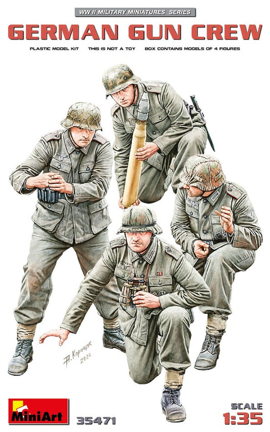 Miniart - GERMAN GUN CREW KIT 1:35 - Cod. MIN35471