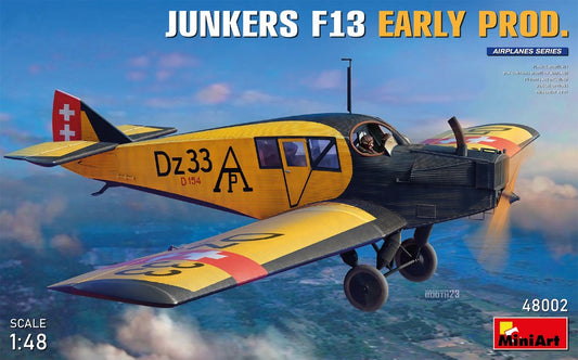 Miniart - JUNKERS F13 EARLY PROD. KIT 1:48 - Cod. MIN48002