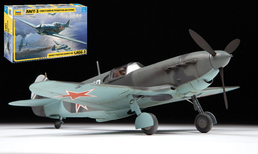 Zvezda - LaGG-3 SOVIET WWII FIGHTER KIT 1:48 - Cod. Z4833