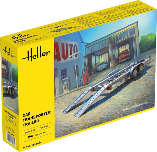 Heller - CAR TRANSPORTER TRAILER KIT 1:24 - Cod. HL80774