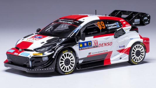 Ixo Model - TOYOTA RALLY WRC N.69 CENTR.EUROP.RALLY 2023 ROVANPERA-HALTTUNEN 1:43 - Cod. RAM908