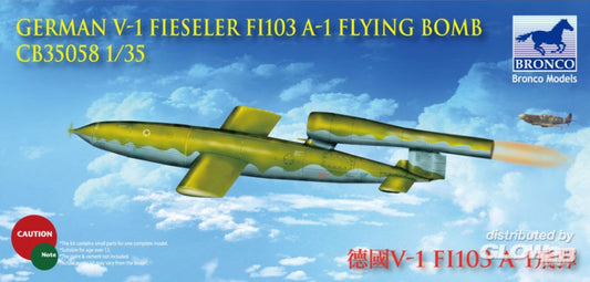Bronco Model - V-1 GERMAN Fi103 A-1 FLYING BOMB KIT 1:35 - Cod. CB35058