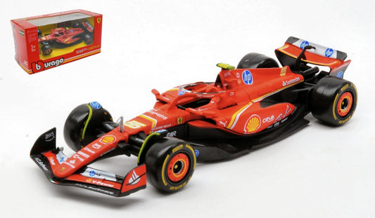 Burago - FERRARI SF-24 N.55 F1 2024 CARLOS SAINZ 1:43 - Cod. BU36844S