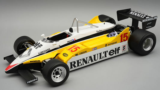 Tecnomodel - RENAULT RE30B WINN.BRAZILIAN GP 1982 PROST C/VETRINA 1:18 - Cod. TMD18367C