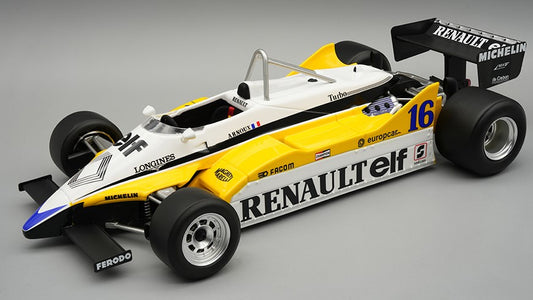 Tecnomodel - RENAULT RE30B WINN.ITALY GP 1982 ARNOUX C/VETRINA 1:18 - Cod. TMD18367B