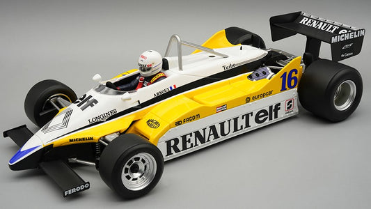 Tecnomodel - RENAULT RE30B N.16 WINN.ITALY GP 1982 R.ARNOUX C/VETRINA 1:18 - Cod. TMD18399B