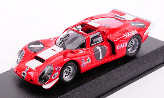 Best Model - ALFA ROMEO 33.2 WINNER 6 H NOVA LISBOA 1970 A.PEIXINHO- VAN ROOYEN 1:43 - Cod. BT9864