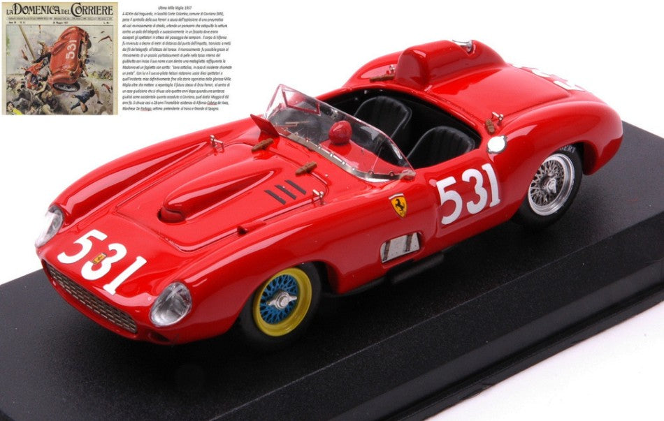 Art Model - FERRARI 335 S N.531 ULTIMA MILLE MIGLIA 1957 DE PORTAGO-NELSON 1:43 - Cod. AM0178-2