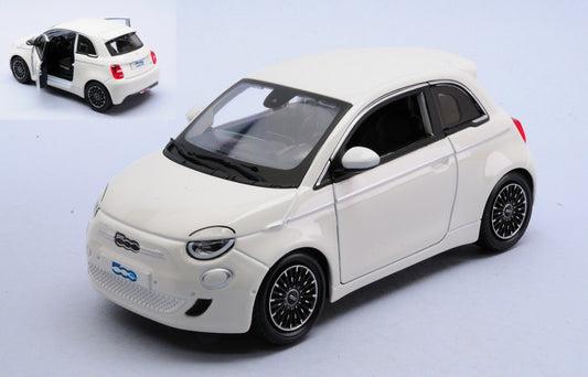 Burago - FIAT 500e 2023 LIGHT WHITE 1:24 - Cod. BU21110W