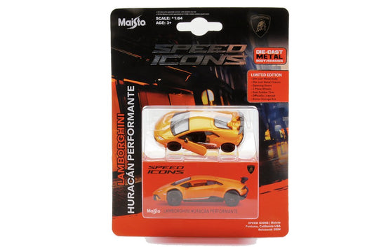 Maisto - SPEED ICONS LAMBORGHINI HURACAN PERFORMANTE ORANGE 1:64 - Cod. MI15705O