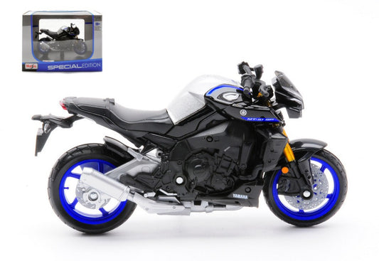 Maisto - YAMAHA MT-10 SP 2023 SILVER/BLACK/BLUE 1:18 - Cod. MI23090
