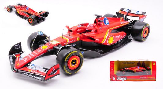 Burago - FERRARI SF-24 N.16 F1 2024 CHARLES LECLERC 1:18 - Cod. BU16815L