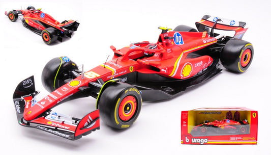 Burago - FERRARI SF-24 N.55 F1 2024 CARLOS SAINZ 1:18 - Cod. BU16815S