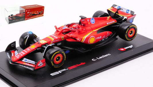 Burago - FERRARI SF-24 N.16 F1 2024 CHARLES LECLERC SIGNATURE 1:43 - Cod. BU36843L