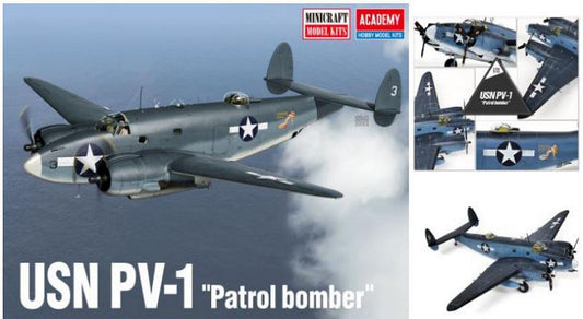 Academy - USN PV-1 PATROL BOMBER KIT 1:72 - Cod. ACD12587