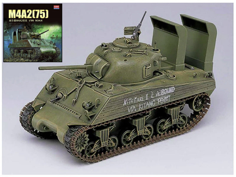 Academy - USMC M4A2 (75) PACIFIC THEATER KIT 1:35 - Cod. ACD13562