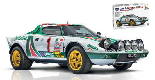 Italeri - LANCIA STRATOS HF GR.4 RALLY MONTECARLO 1977 KIT 1:12 - Cod. IT4714