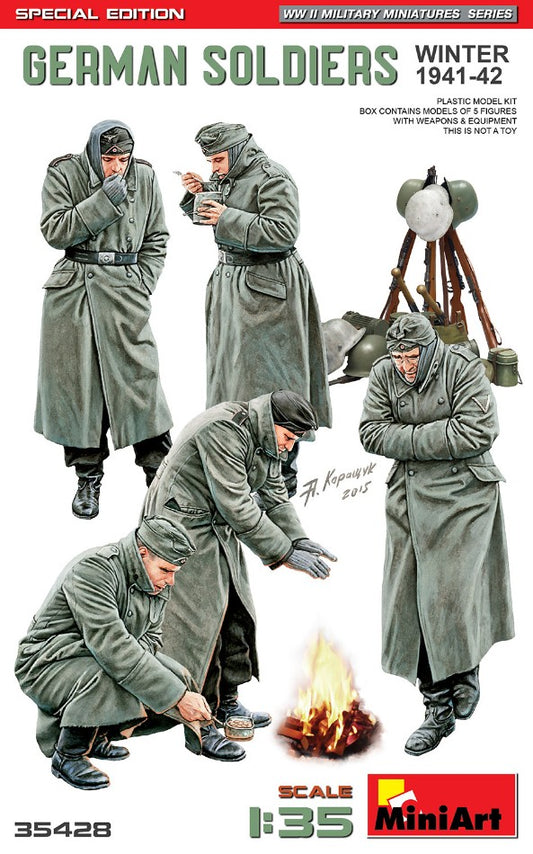 Miniart - GERMAN SOLDIERS WINTER 1941-42 KIT 1:35 - Cod. MIN35428