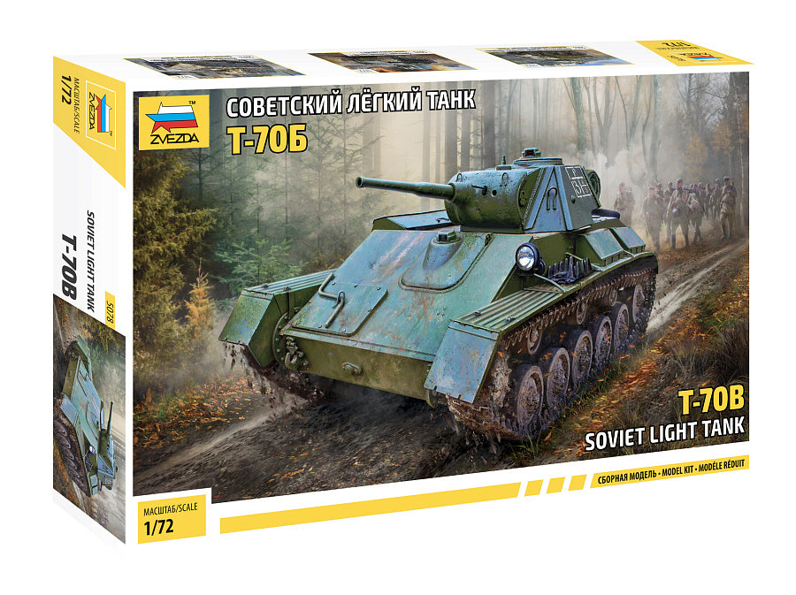 Zvezda - T-70 KIT 1:72 - Cod. Z5078