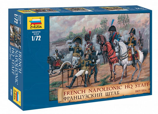 Zvezda - FRENCH HEADQUARTER NAPOLEONIC WARS KIT 1:72 - Cod. Z8080