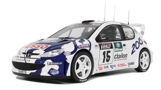 Ottomobile - PEUGEOT 206 WRC N.15 TOUR DE CORSE 1999 PANIZZI-PANIZZI 1:12 - Cod. G081