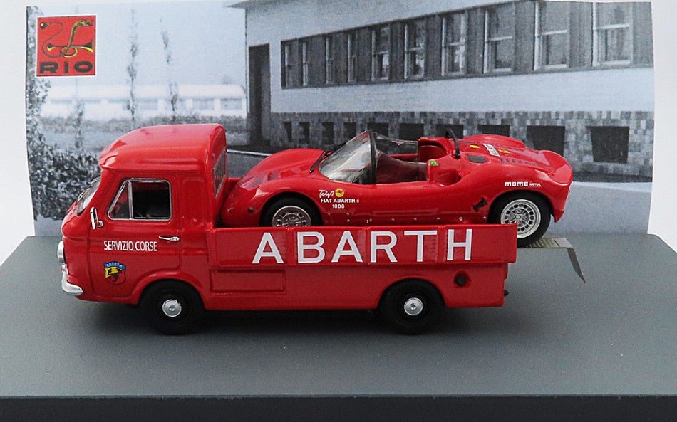 Rio - FIAT 241 SERVIZIO CORSE ABARTH 1970 + FIAT ABARTH 1000 SP 1:43 - Cod. RI4744