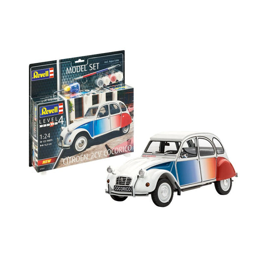 Revell - CITROEN 2 CV COCORICO MODEL SET KIT 1:24 - Cod. RV67653