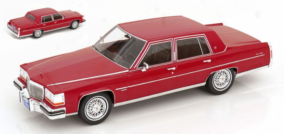 Modelcargroup - CADILLAC FLEETWOOD BROUGHAM 1982 DARK RED 1:18 - Cod. MCG18251