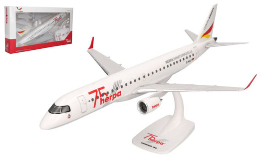Herpa - EMBRAER E190 GERMAN AIRWAYS "HERPA 75 YEARS" 1:100 - Cod. HP614368