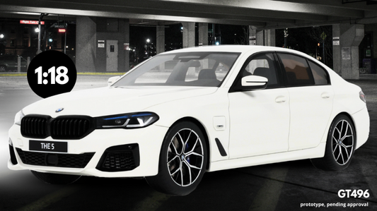 Gt Spirit - BMW 545E X DRIVE SALOON M SPORT 2023 WHITE 1:18 - Cod. GT496