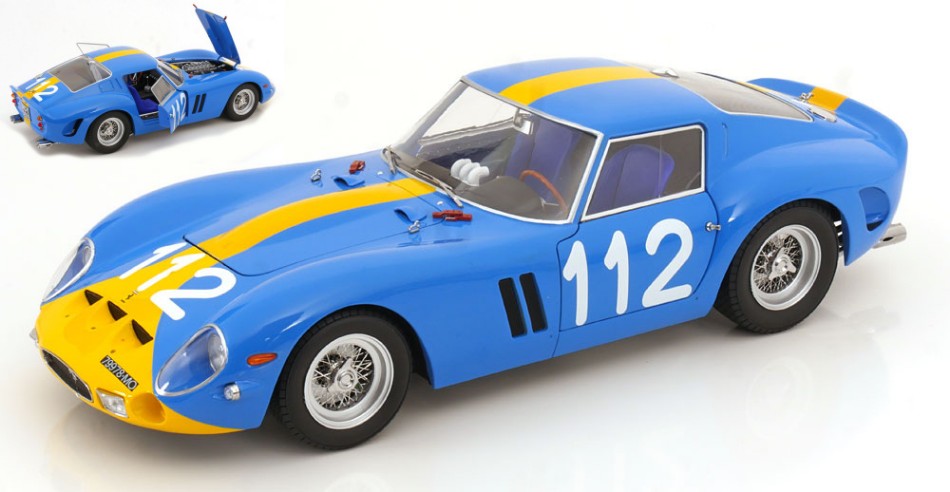 Kk Scale - FERRARI 250 GTO N.112 TARGA FLORIO 1964 NORINDER-TROBERG 1:12 - Cod. KKDC120123