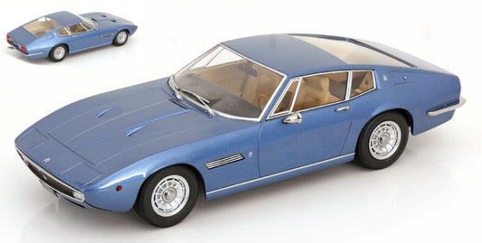 Kk Scale - MASERATI GHIBLI COUPE' 1969 METALLIC BLUE 1:18 - Cod. KKDC181271
