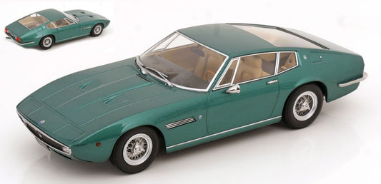 Kk Scale - MASERATI GHIBLI COUPE' 1969 METALLIC GREEN 1:18 - Cod. KKDC181272