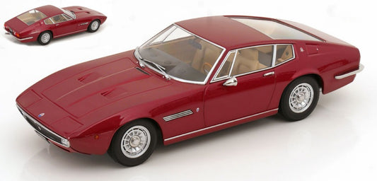 Kk Scale - MASERATI GHIBLI COUPE' 1969 METALLIC RED 1:18 - Cod. KKDC181273