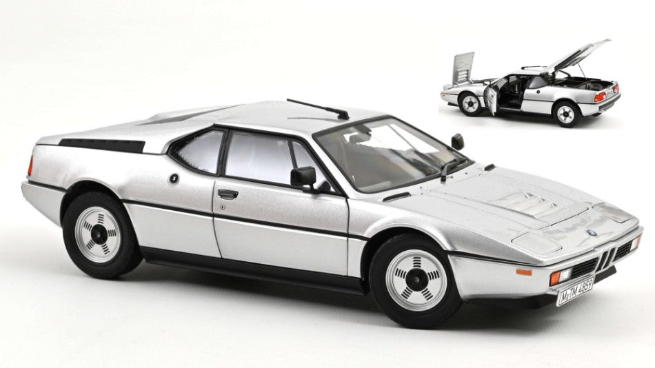 Norev - BMW M1 1980 SILVER METALLIC 1:18 - Cod. NV183226