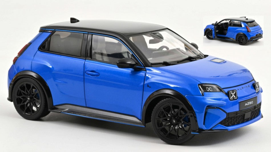 Norev - ALPINE A290 GTS 2025 ALPINE VISION BLUE/BLACK 1:18 - Cod. NV185450