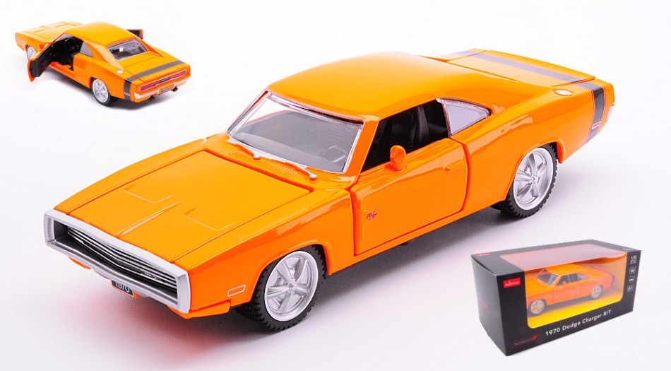 Rastar - DODGE CHARGER R/T 1970 ORANGE 1:36 - Cod. RAT64410