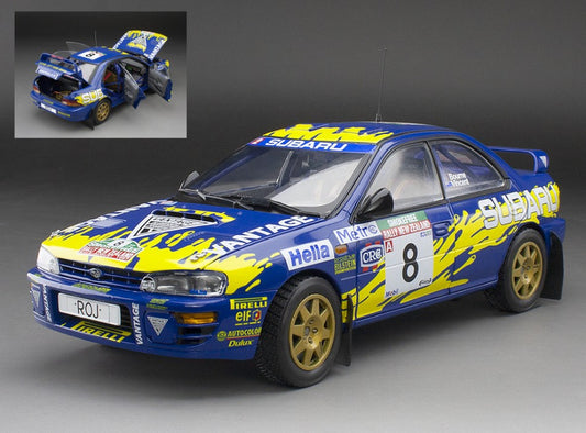 Sunstar - SUBARU IMPREZA N.8 RALLY NEW ZEALAND 1997 P.BOURNE-C.VINCENT 1:18 - Cod. SS5528