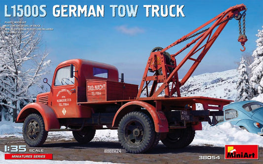 Miniart - L1500S GERMAN TOW TRUCK KIT 1:35 - Cod. MIN38054