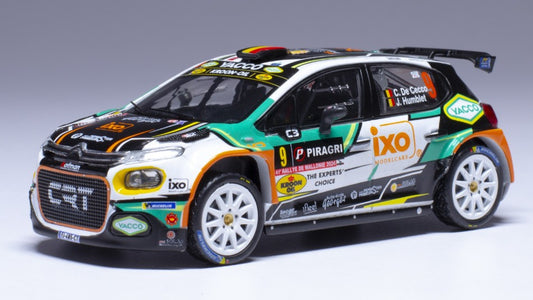 Ixo Model - CITROEN C3 RALLY2 N.9 RALLY WALLONIEN 2024 DE CECCO-HUMBLET 1:43 - Cod. RAM942