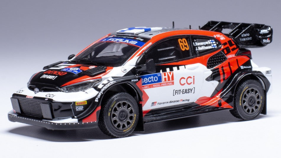 Ixo Model - TOYOTA GR YARIS WRC N.69 RALLY FINLAND 2024 ROVANPERA-HALTTUNEN 1:43 - Cod. RAM947