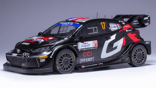 Ixo Model - TOYOTA YARIS WRC N.17 RALLY CROATIA 2024 OGIER-LANDAIS 1:18 - Cod. 18RMC202